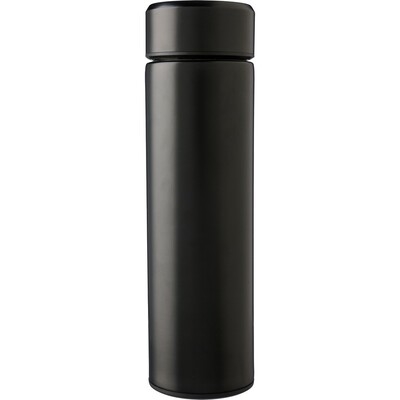 Thermos with strainer for laser engraving